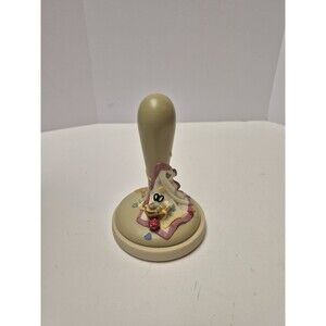 Brown Bag Cookie Art Stamp Heart Quilt No. 21 1997 Quilting Sewing Basket Thread